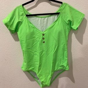 Asos neon swimsuit 1XL